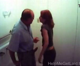 Security webcam in school restroom caught real instructor